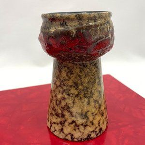 Vintage Strehla candle holder, GDR goblet, vintage pottery, East German pottery